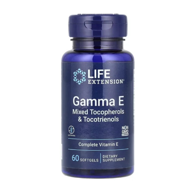 Life Extension, Gamma E, Mixed Tocopherols & Tocotrienols, 60 Softgels in Pakistan