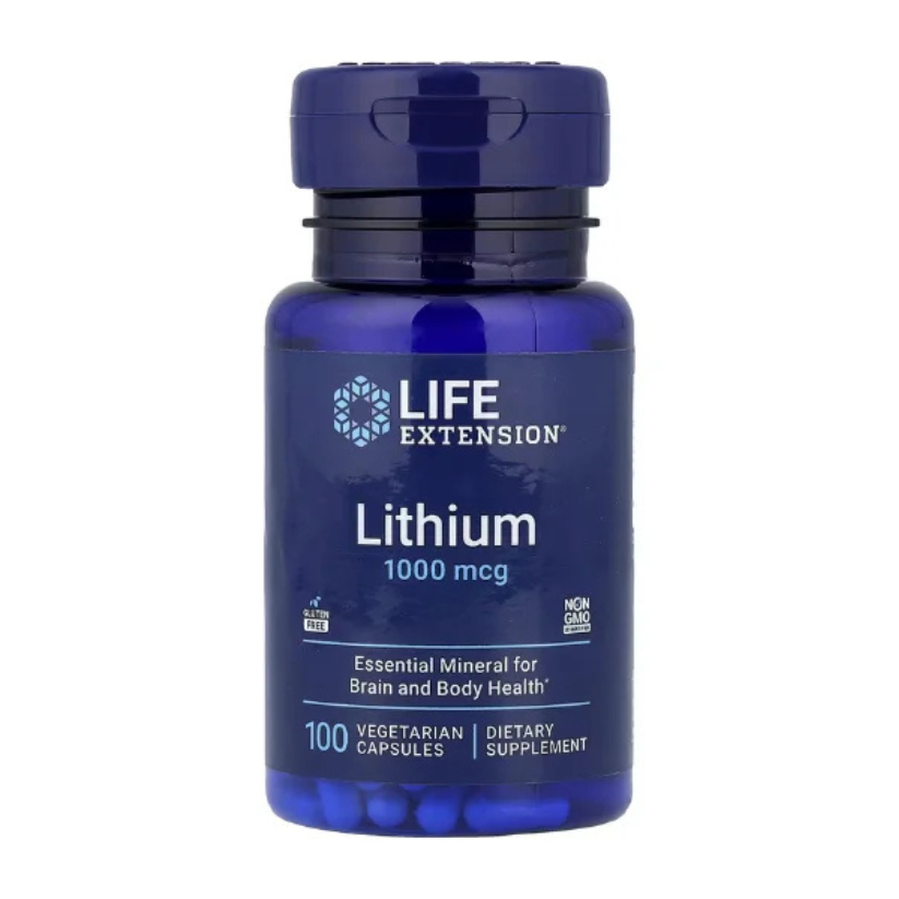 Life Extension, Lithium, 1,000 mcg, 100 Vegetarian Capsules in Pakistan