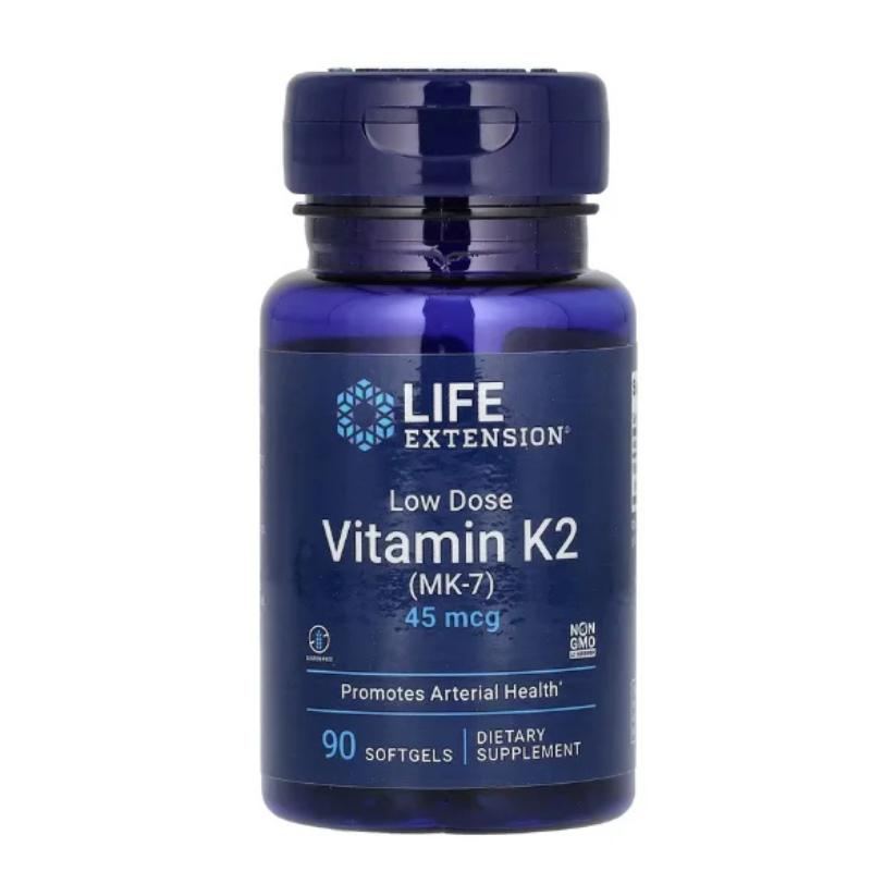 Life Extension, Low Dose Vitamin K2 (MK-7), 45 mcg, 90 Softgels in Pakistan