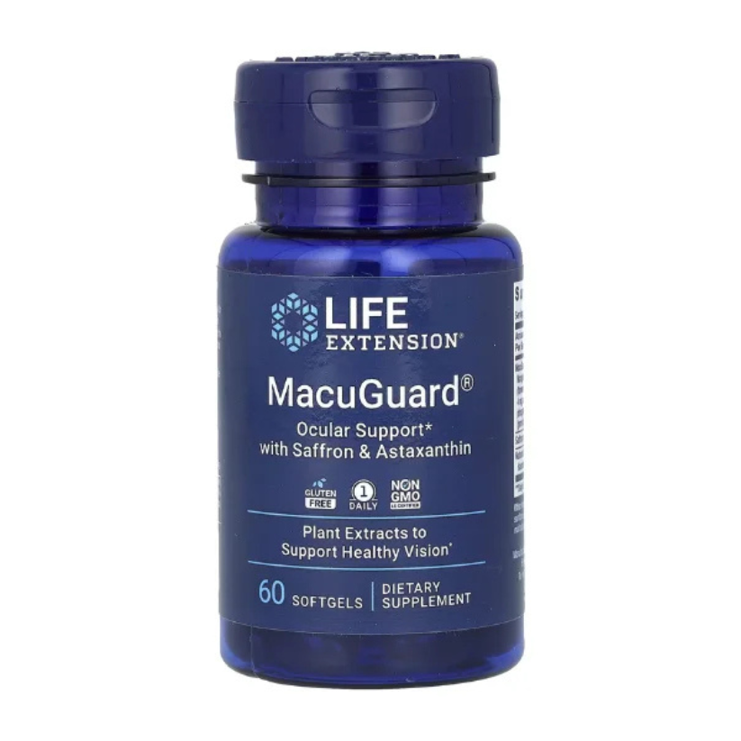 Life Extension, MacuGuard, Ocular Support with Saffron & Astaxanthin, 60 Softgels in Pakistan
