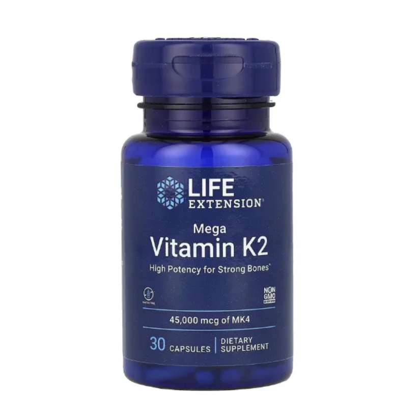 Life Extension, Mega Vitamin K2, 45,000 mcg, 30 Capsules in Pakistan