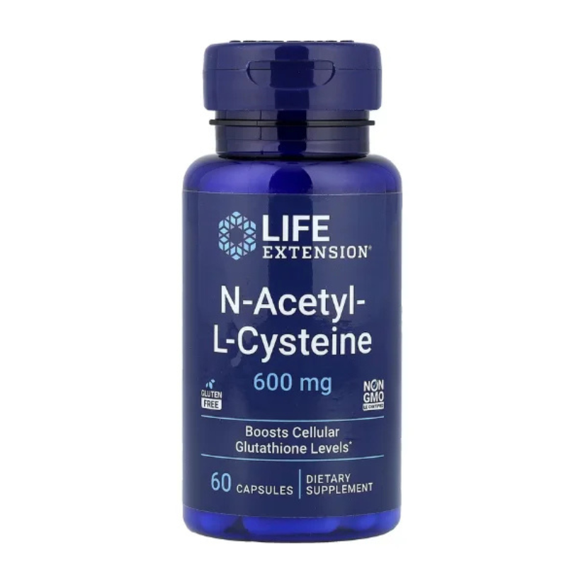 Life Extension, N-Acetyl-L-Cysteine, 600 mg, 60 Capsules in Pakistan