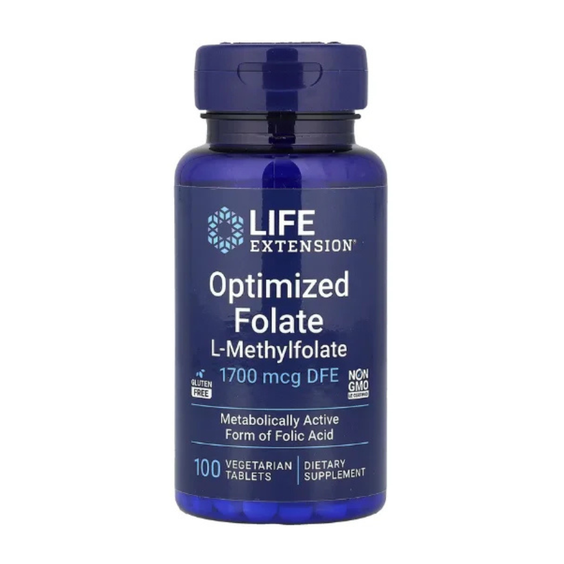 Life Extension, Optimized Folate, 1,700 mcg DFE, 100 Vegetarian Tablets in Pakistan