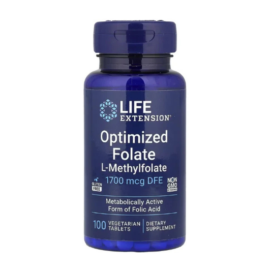 Life Extension, Optimized Folate, 1,700 mcg DFE, 100 Vegetarian Tablets in Pakistan