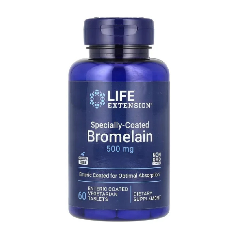 Life Extension, Specially-Coated Bromelain, 60 Enteric Coated Vegetarian Tablets in Pakistan
