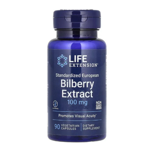 Life Extension, Standardized European Bilberry Extract, 100 mg, 90 Vegetarian Capsules in Pakistan