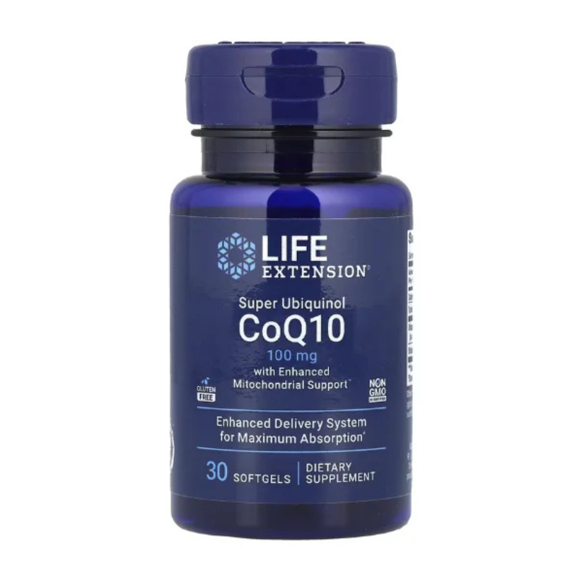 Life Extension, Super Ubiquinol CoQ10 with Enhanced Mitochondrial Support, 100 mg, 30 Softgels in Pakistan