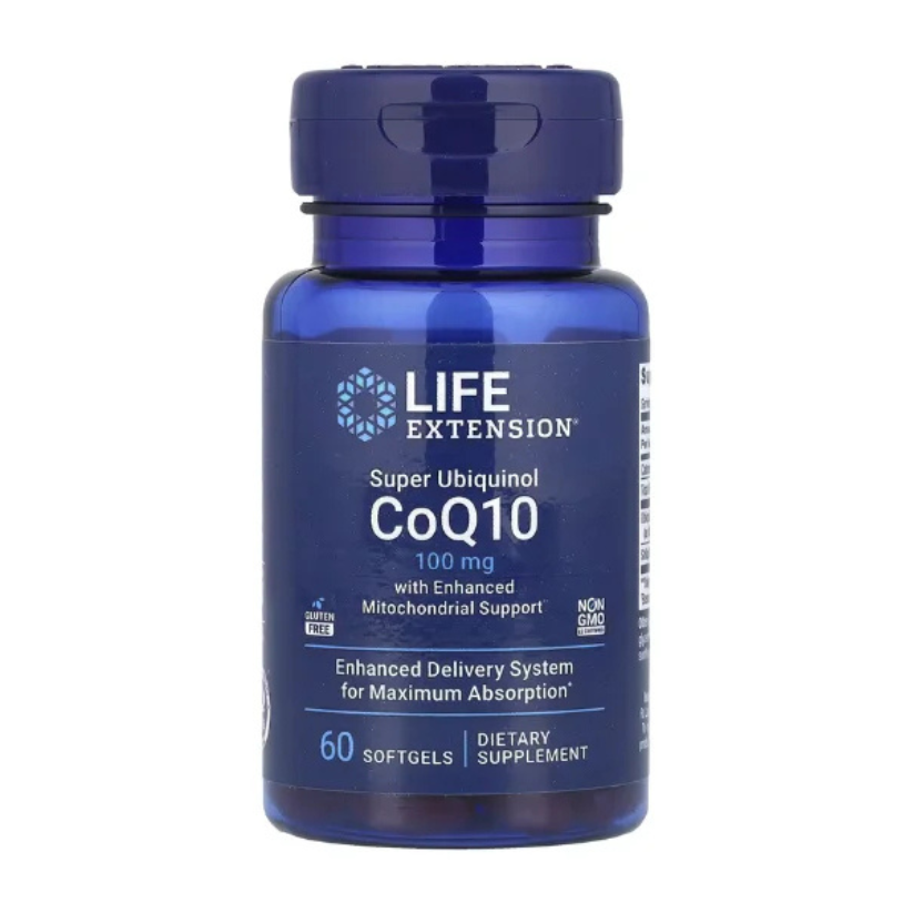 Life Extension, Super Ubiquinol CoQ10 with Enhanced Mitochondrial Support, 100 mg, 60 Softgels in Pakistan