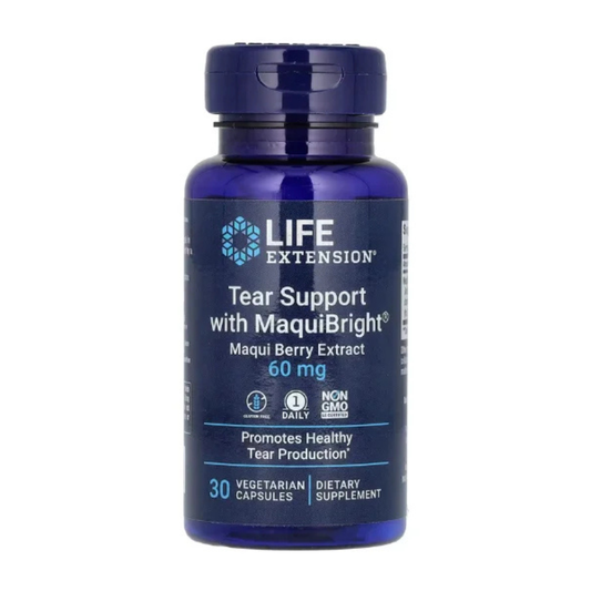 Life Extension, Tear Support with MaquiBright, Maqui Berry Extract, 60 mg, 30 Vegetarian Capsules in Pakistan