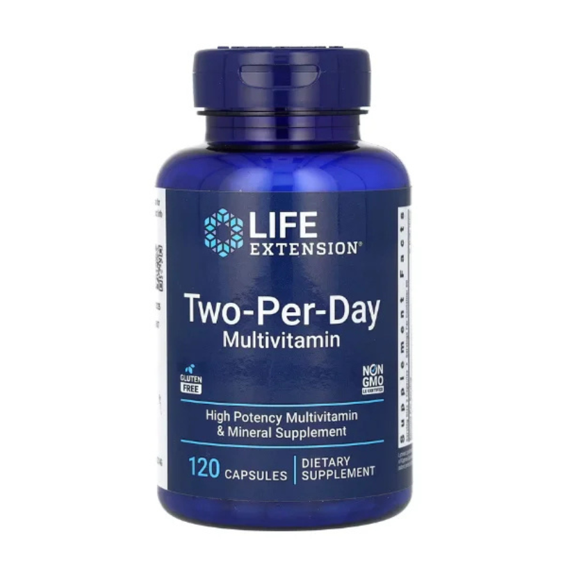 Life Extension, Two-Per-Day Multivitamin, 120 Capsules in Pakistan