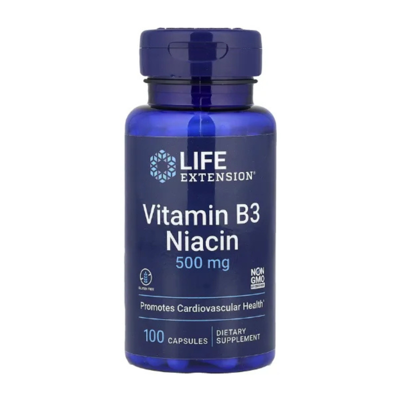 Life Extension, Vitamin B3 Niacin, 500 mg, 100 Capsules in Pakistan