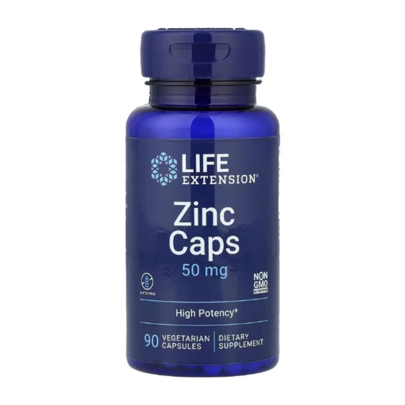 Life Extension, Zinc Caps, High Potency, 50 mg, 90 Vegetarian Capsules in Pakistan