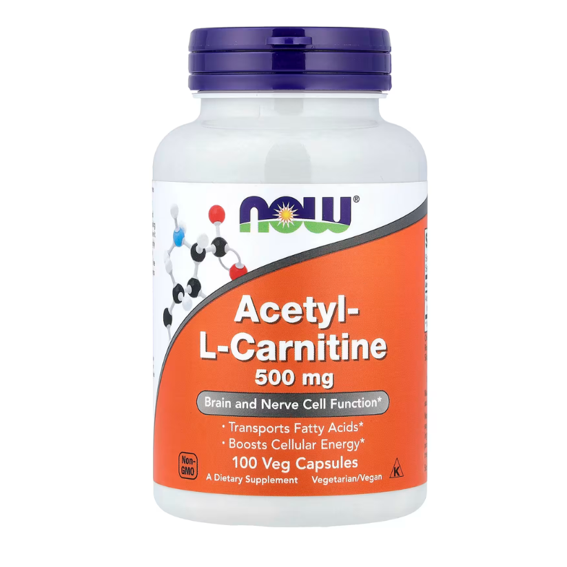 NOW Foods, Acetyl-L-Carnitine, 500 mg, 100 Veg Capsules in Pakistan