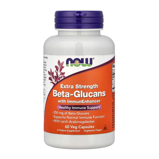 NOW Foods, Beta-Glucans With ImmunEnhancer™, 60 Veg Capsules in Pakistan