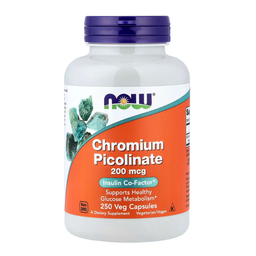 NOW Foods, Chromium Picolinate, 200 mcg, 250 Veg Capsules in Pakistan