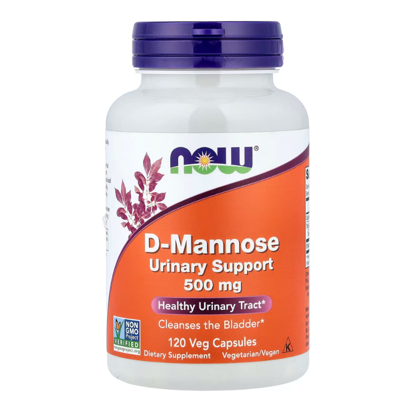 NOW Foods, D-Mannose, 500 mg, 120 Veg Capsules in Pakistan