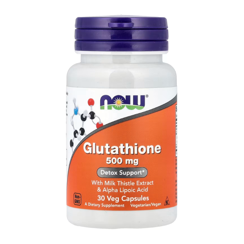 NOW Foods, Glutathione With Milk Thistle Extract & Alpha Lipoic Acid, 30 Veg Capsules in Pakistan