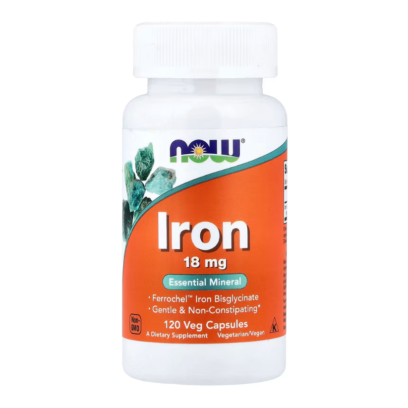 NOW Foods, Iron, 18 mg, 120 Veg Capsules in Pakistan