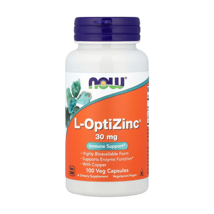 NOW Foods, L-OptiZinc®, 30 mg, 100 Veg Capsules in Pakistan