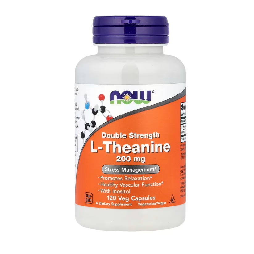NOW Foods, L-Theanine, 200 mg, 120 Veg Capsules in Pakistan