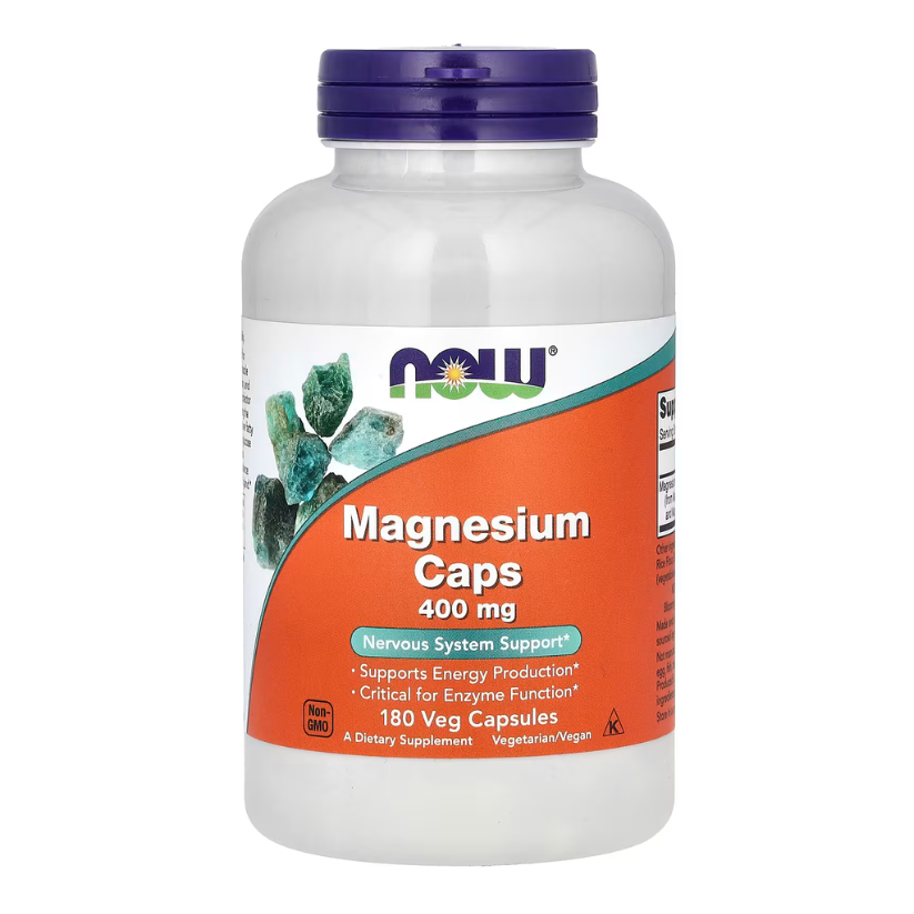 NOW Foods, Magnesium Caps, 400 mg, 180 Veg Capsules in Pakistan
