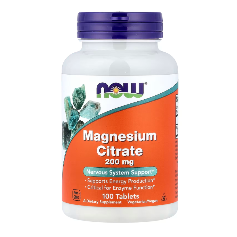 NOW Foods, Magnesium Citrate, 200 mg, 100 Tablets in Pakistan
