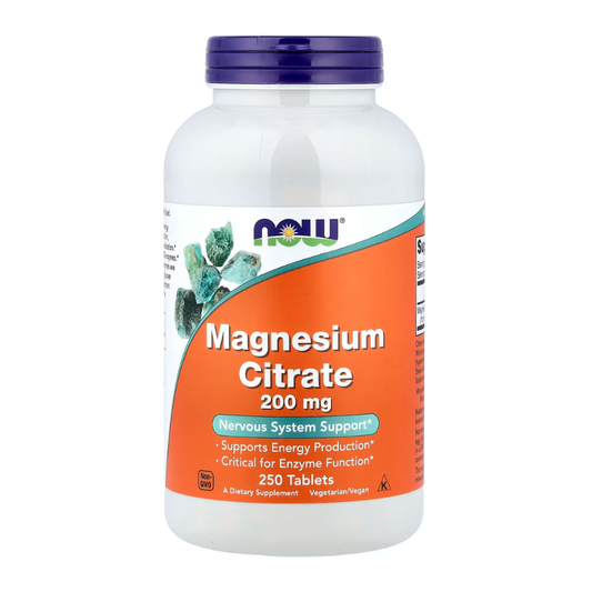 NOW Foods, Magnesium Citrate, 200 mg, 250 Tablets in Pakistan