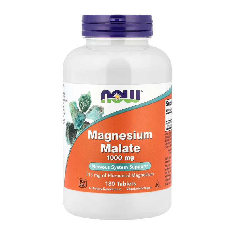 NOW Foods, Magnesium Malate, 1,000 mg, 180 Tablets in Pakistan