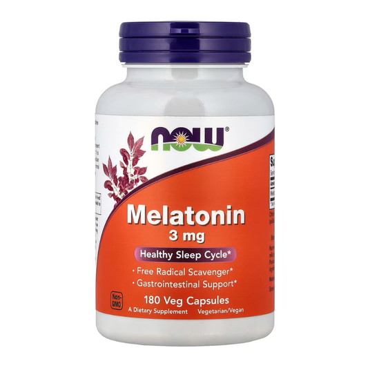 NOW Foods, Melatonin, 3 mg, 180 Veg Capsules in Pakistan