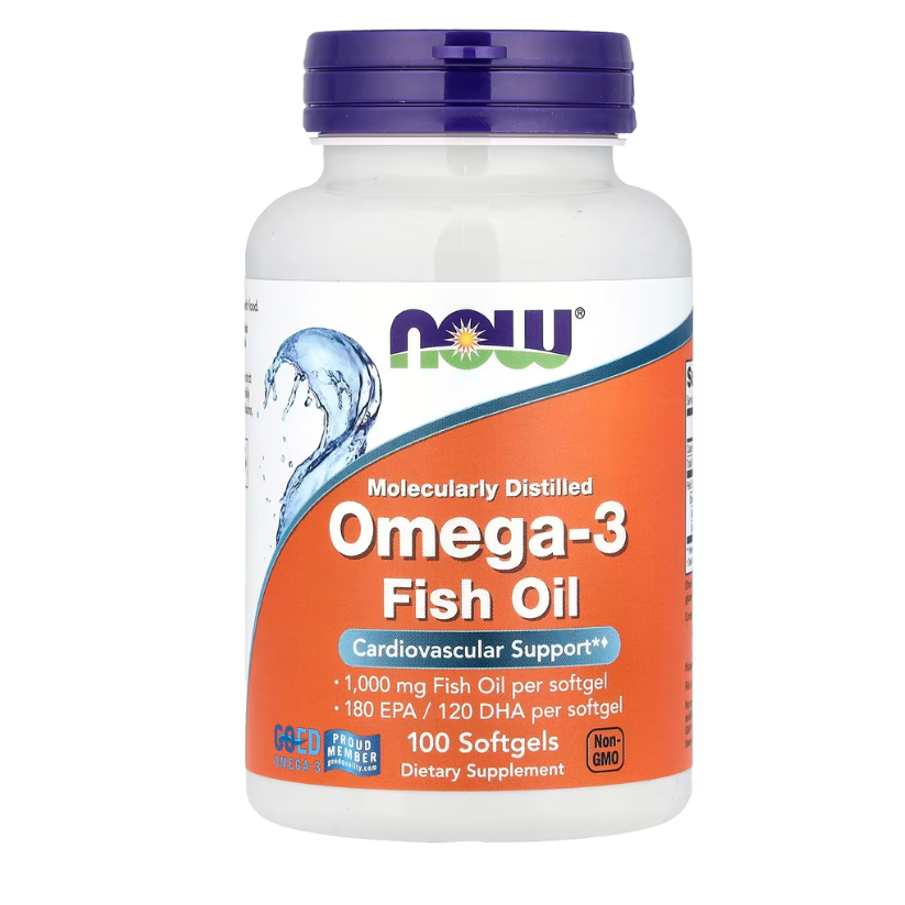 NOW Foods, Omega-3 Fish Oil, 100 Softgels in Pakistan