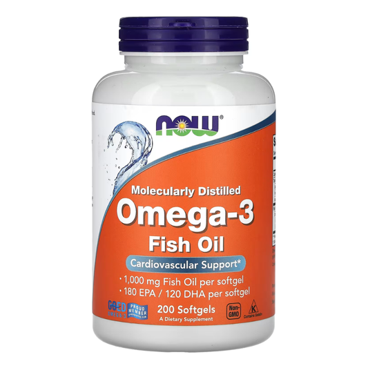 NOW Foods, Omega-3 Fish Oil, 200 Softgels in Pakistan
