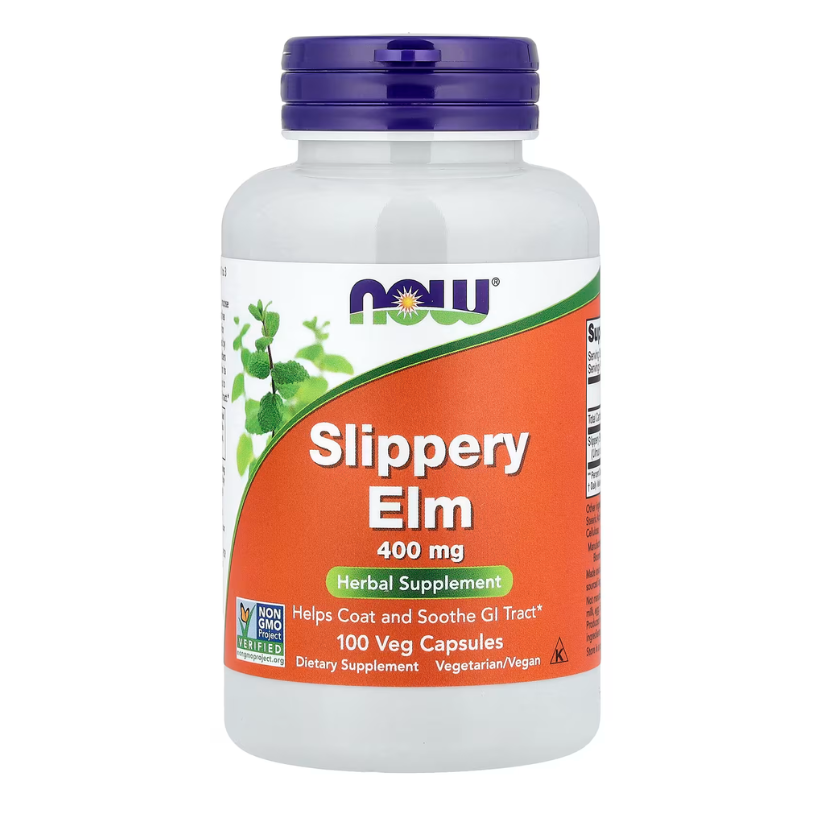 NOW Foods, Slippery Elm, 400 mg, 100 Veg Capsules in Pakistan