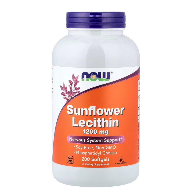NOW Foods, Sunflower Lecithin, 1200 mg, 200 Softgels in Pakistan