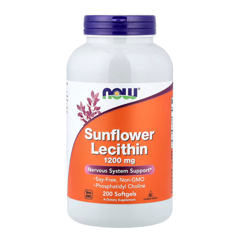 NOW Foods, Sunflower Lecithin, 1200 mg, 200 Softgels in Pakistan