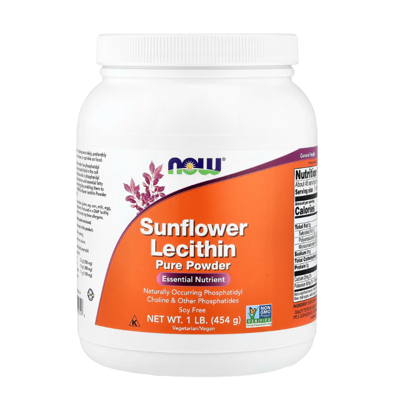 NOW Foods, Sunflower Lecithin Pure Powder, 1 lb (454 g) in Pakistan