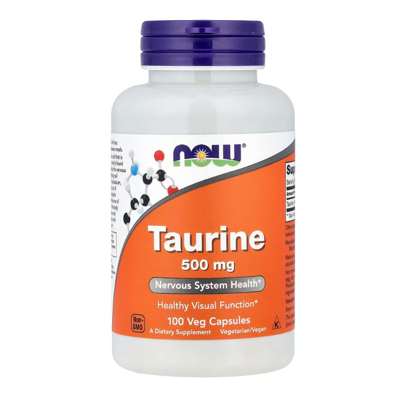 NOW Foods, Taurine, 500 mg, 100 Veg Capsules in Pakistan