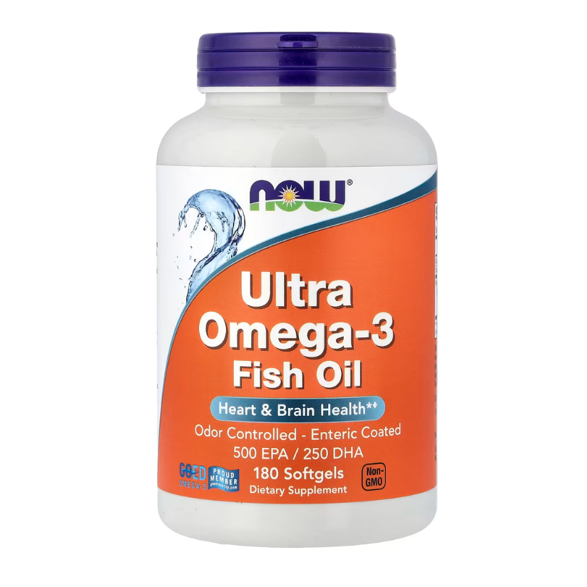NOW Foods, Ultra Omega-3 Fish Oil, 180 Softgels in Pakistan