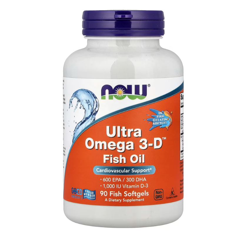 NOW Foods, Ultra Omega 3-D™ Fish Oil , 90 Fish Softgels in Pakistan