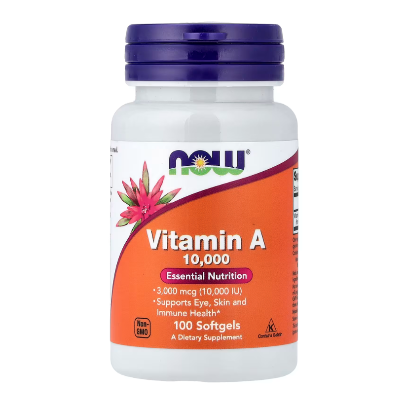 NOW Foods, Vitamin A, 3,000 mcg (10,000 IU), 100 Softgels in Pakistan