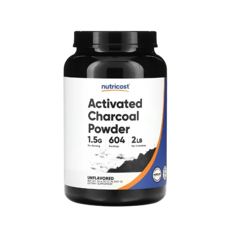 Nutricost, Activated Charcoal Powder, Unflavored, 2 lb (907 g) in Pakistan