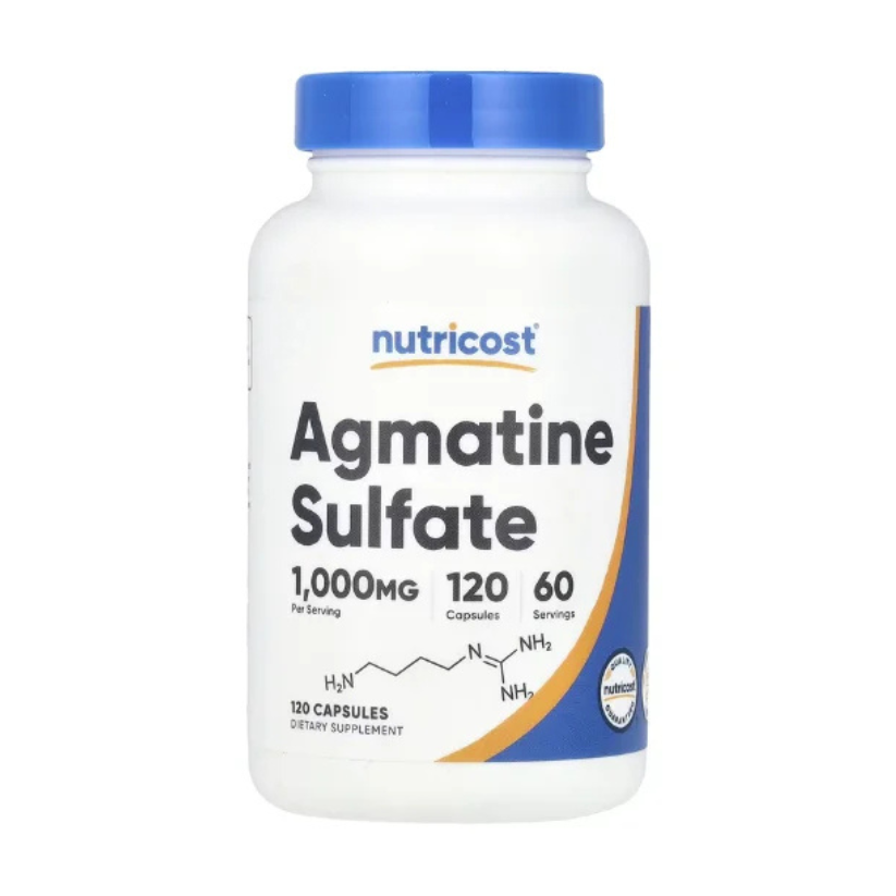Nutricost, Agmatine Sulfate, 1,000 mg, 120 Capsules in Pakistan