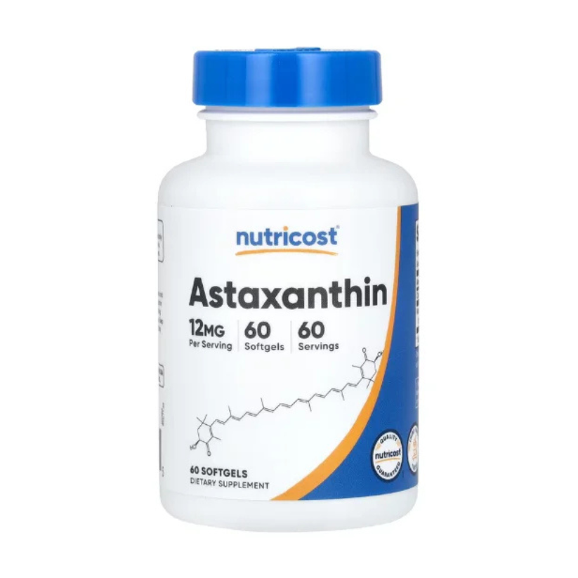 Nutricost, Astaxanthin, 12 mg, 60 Softgels in Pakistan