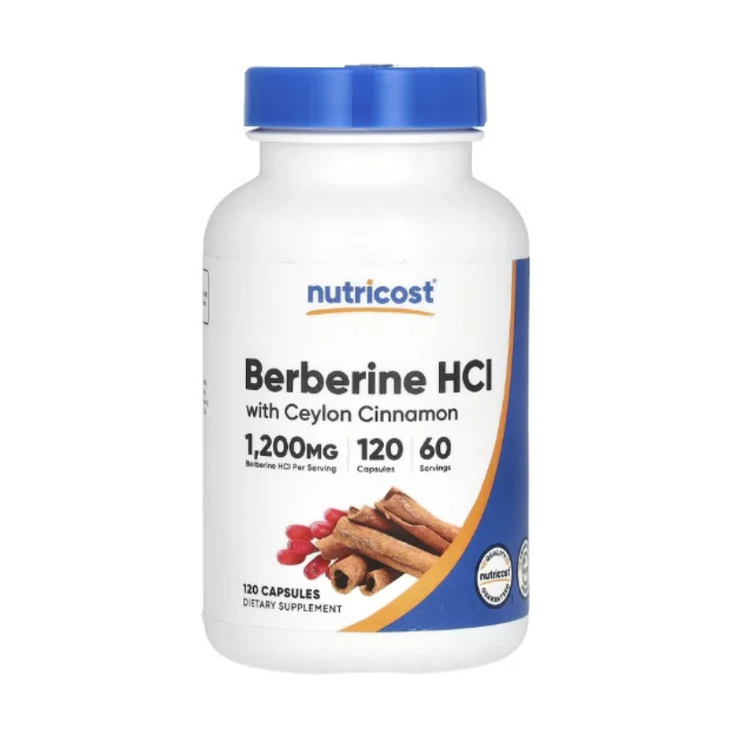 Nutricost, Berberine HCl With Ceylon Cinnamon, 120 Capsules in Pakistan