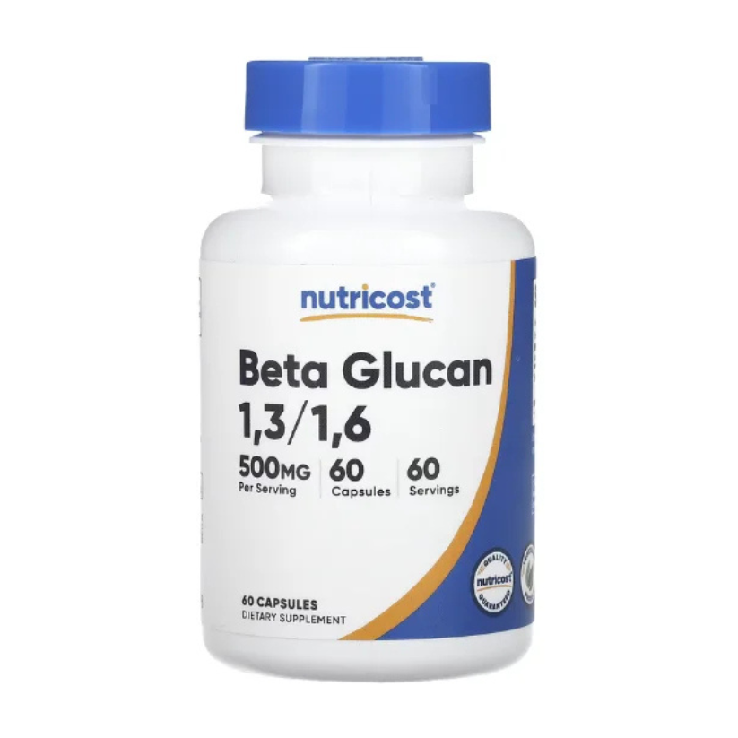 Nutricost, Beta Glucan 1,3/1,6, 500 mg, 60 Capsules in Pakistan