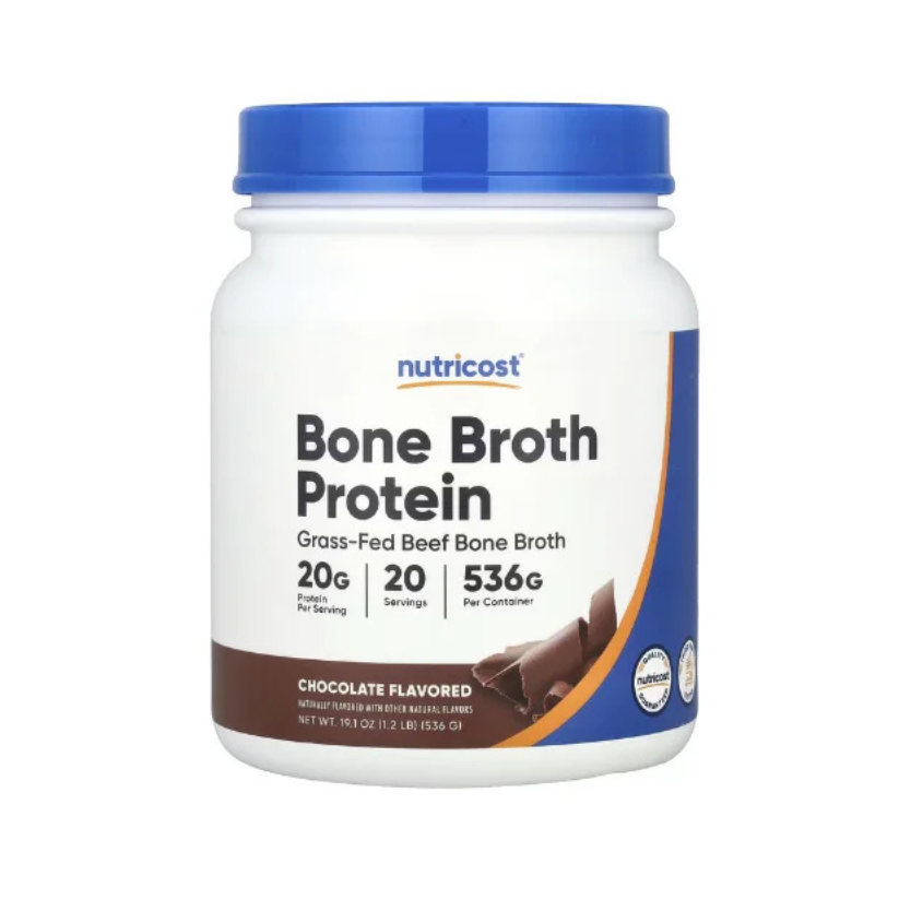 Nutricost, Bone Broth Protein, Chocolate, 1.2 lb (536 g) in Pakistan