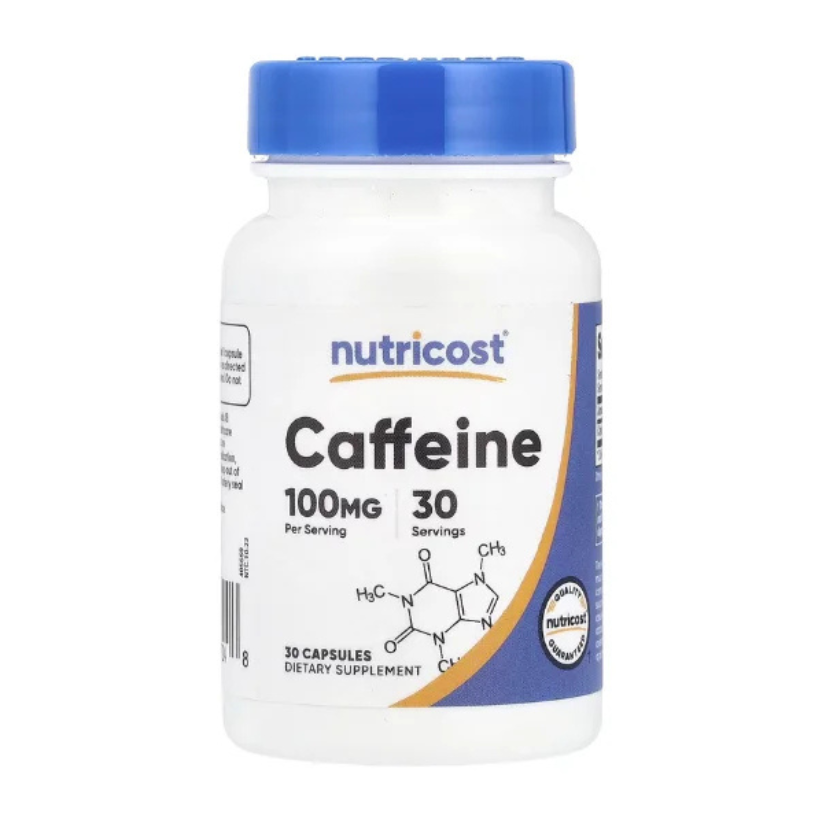 Nutricost, Caffeine, 100 mg, 30 Capsules in Pakistan