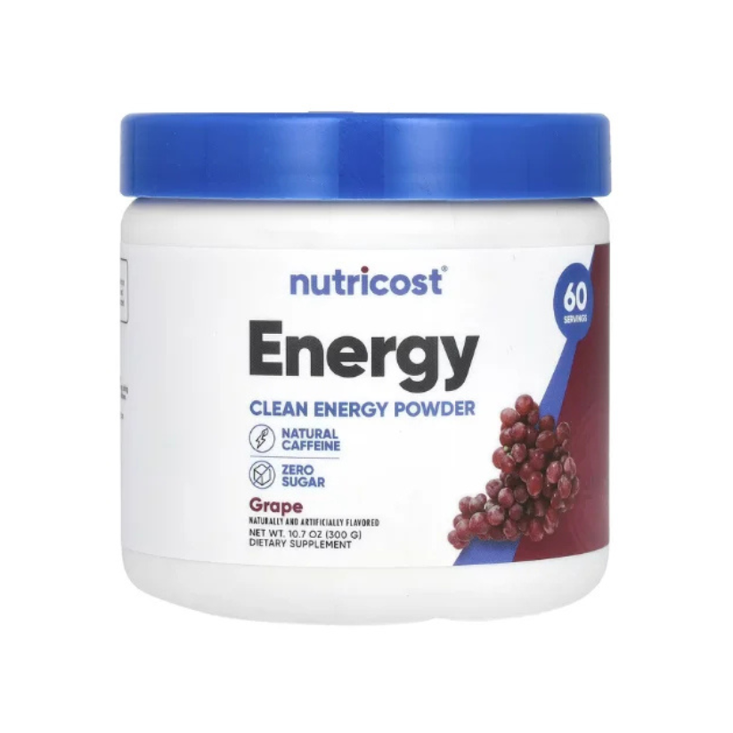 Nutricost, Energy, Clean Energy Powder, Grape, 10.7 oz (300 g) in Pakistan