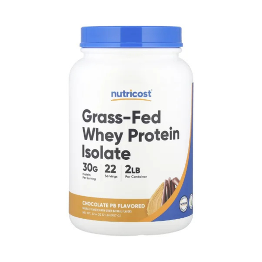 Nutricost, Grass-Fed Whey Protein Isolate, Chocolate PB, 2 lb (907 g) in Pakistan
