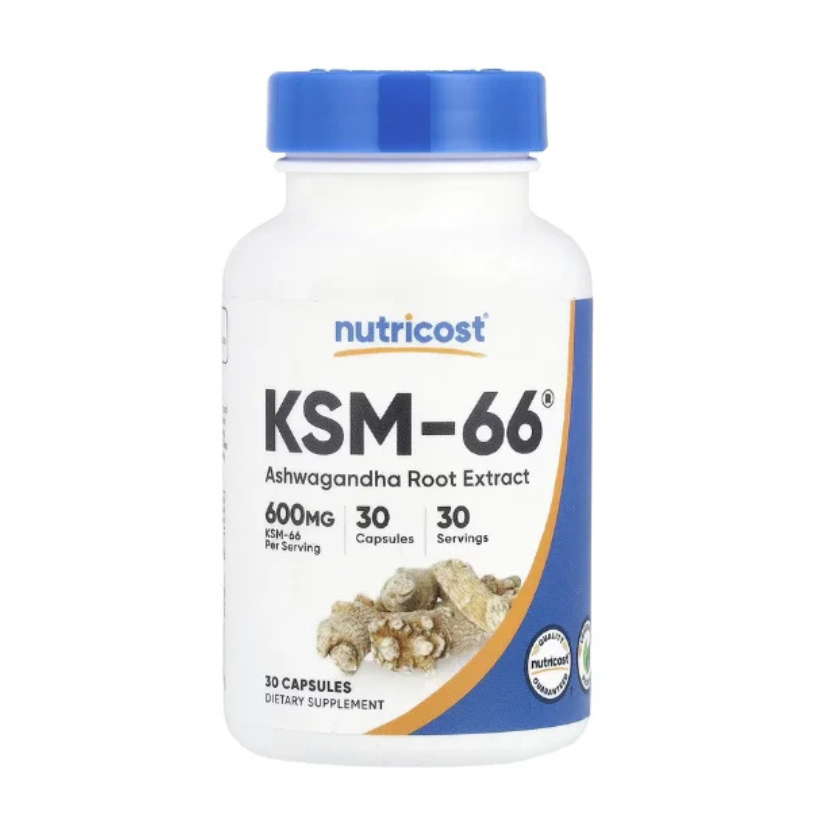 Nutricost, KSM-66, Ashwagandha Root Extract, 600 mg, 30 Capsules in Pakistan