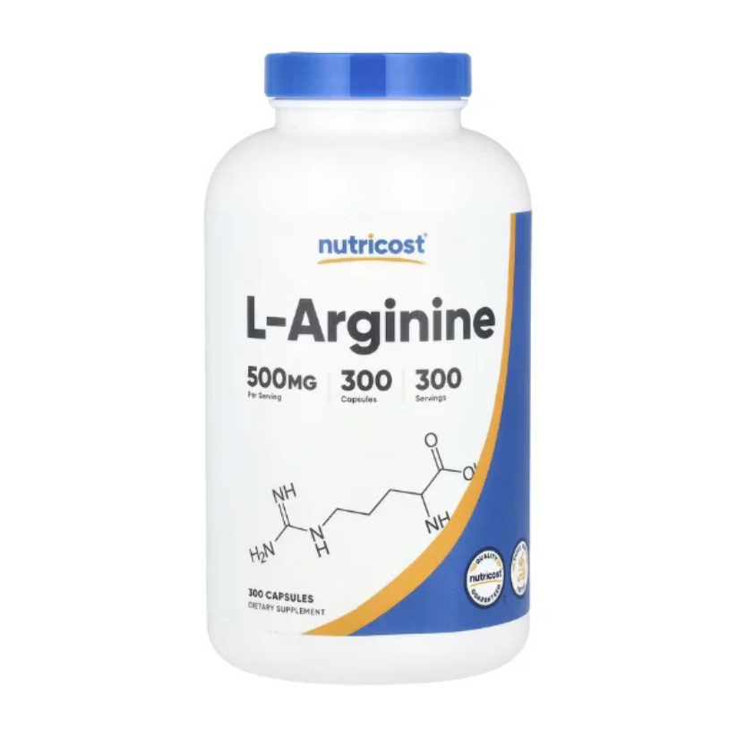 Nutricost, L-Arginine, 500 mg, 300 Capsules in Pakistan